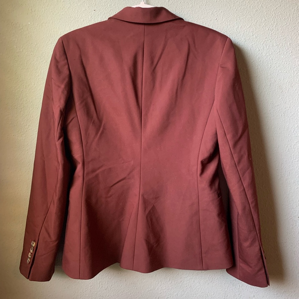 Express Burgundy Blazer size 8. - Picture 2 of 11